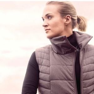 EUC CALIA High-Neck Quilted Puffer Vest, Women's Small